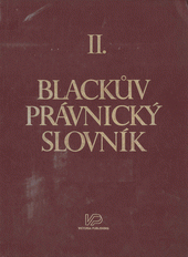 Blackův právnický slovník-díl II.
